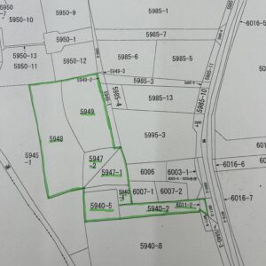 一部に田あり。農地転用後引渡しとなります。